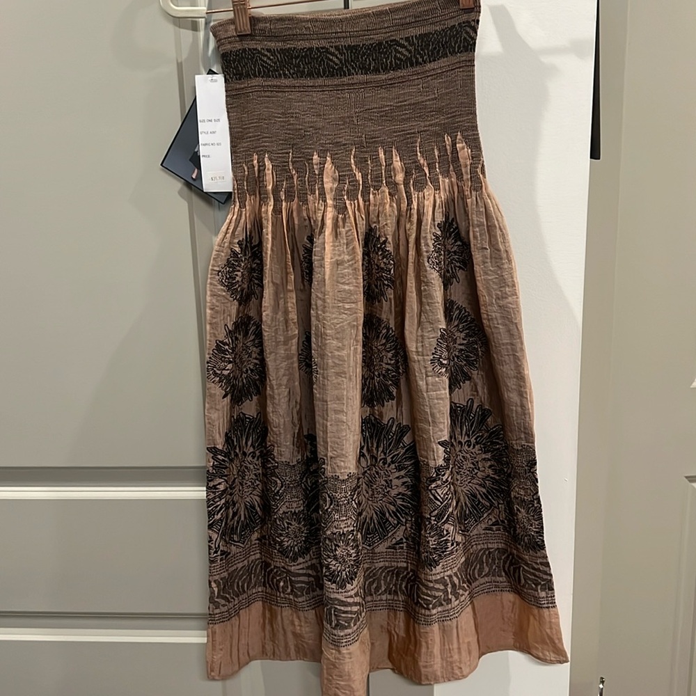 NWT: Lapis Boho One Size Two-in-One Skirt/Dress